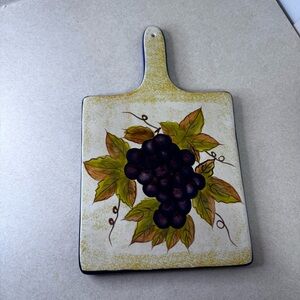 Style Eyes by Baum Bros Decorative Cutting Board Grape Design‎ Ceramic Hanging